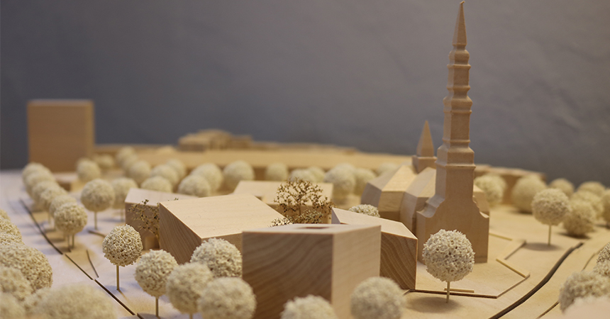 Neubau an der Altonaer Trinitatiskirche – Modell @ konsalt